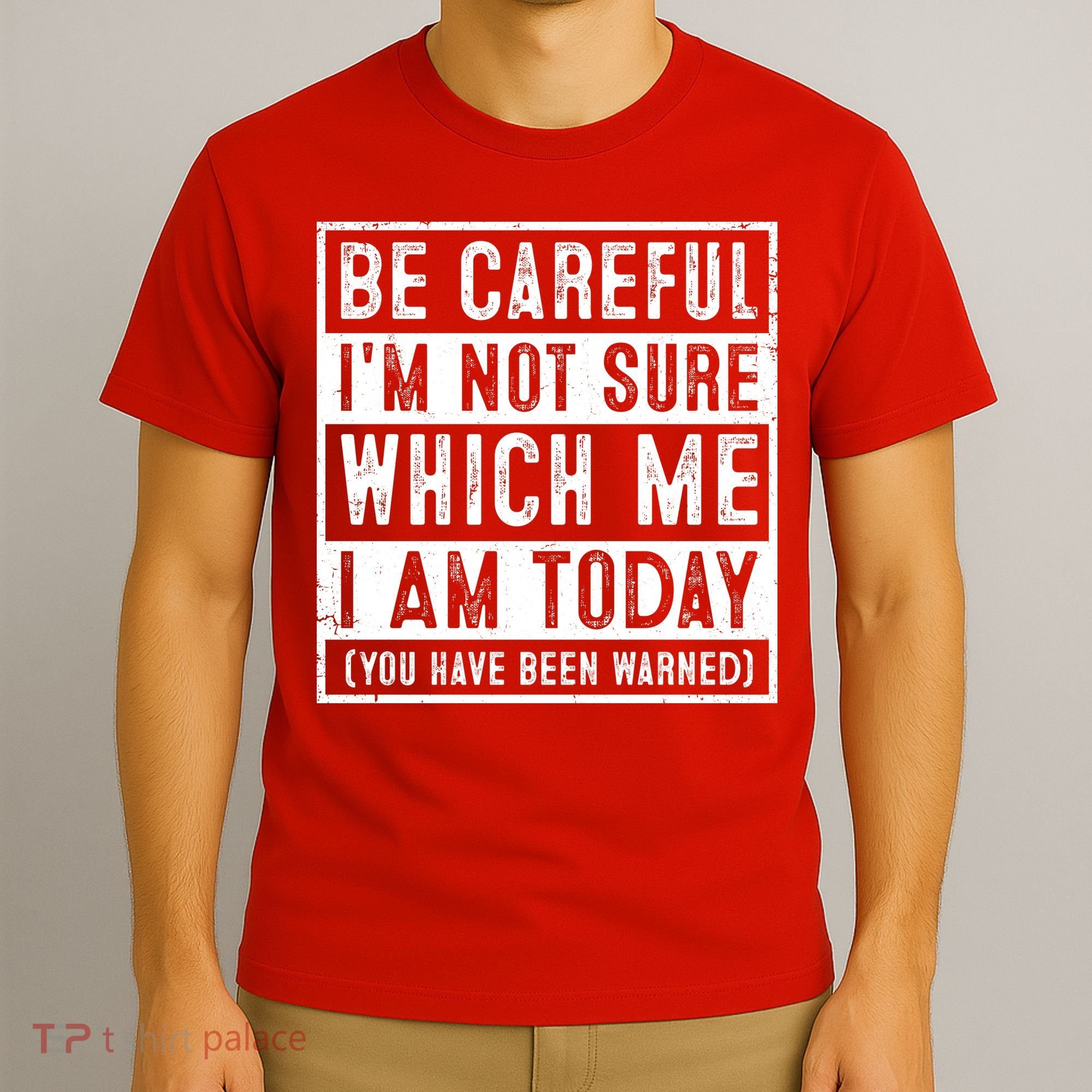 Be Careful I'm Not Sure Which Me I Am Today You Have Been Warned T-Shirt