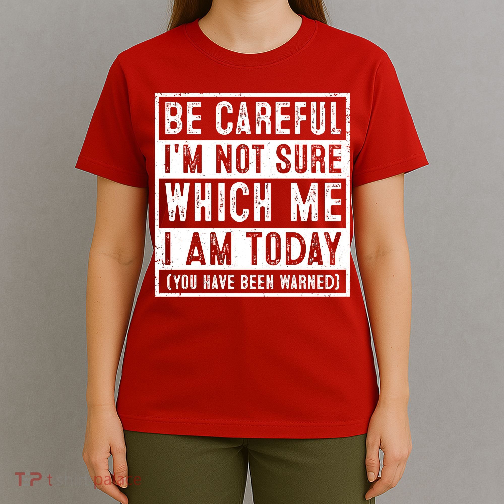 Be Careful I'm Not Sure Which Me I Am Today You Have Been Warned T-Shirt