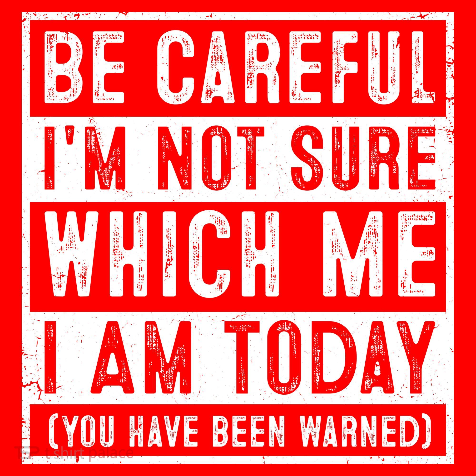 Be Careful I'm Not Sure Which Me I Am Today You Have Been Warned Baby Bodysuit