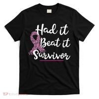 Breast Cancer I Had It I Beat It Survivor Pink Ribbon Gift T-Shirt thumb 0