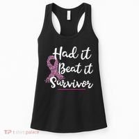 Breast Cancer I Had It I Beat It Survivor Pink Ribbon Gift Women's Tank Top thumb 0