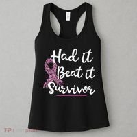 Breast Cancer I Had It I Beat It Survivor Pink Ribbon Gift Women's Tank Top thumb 3