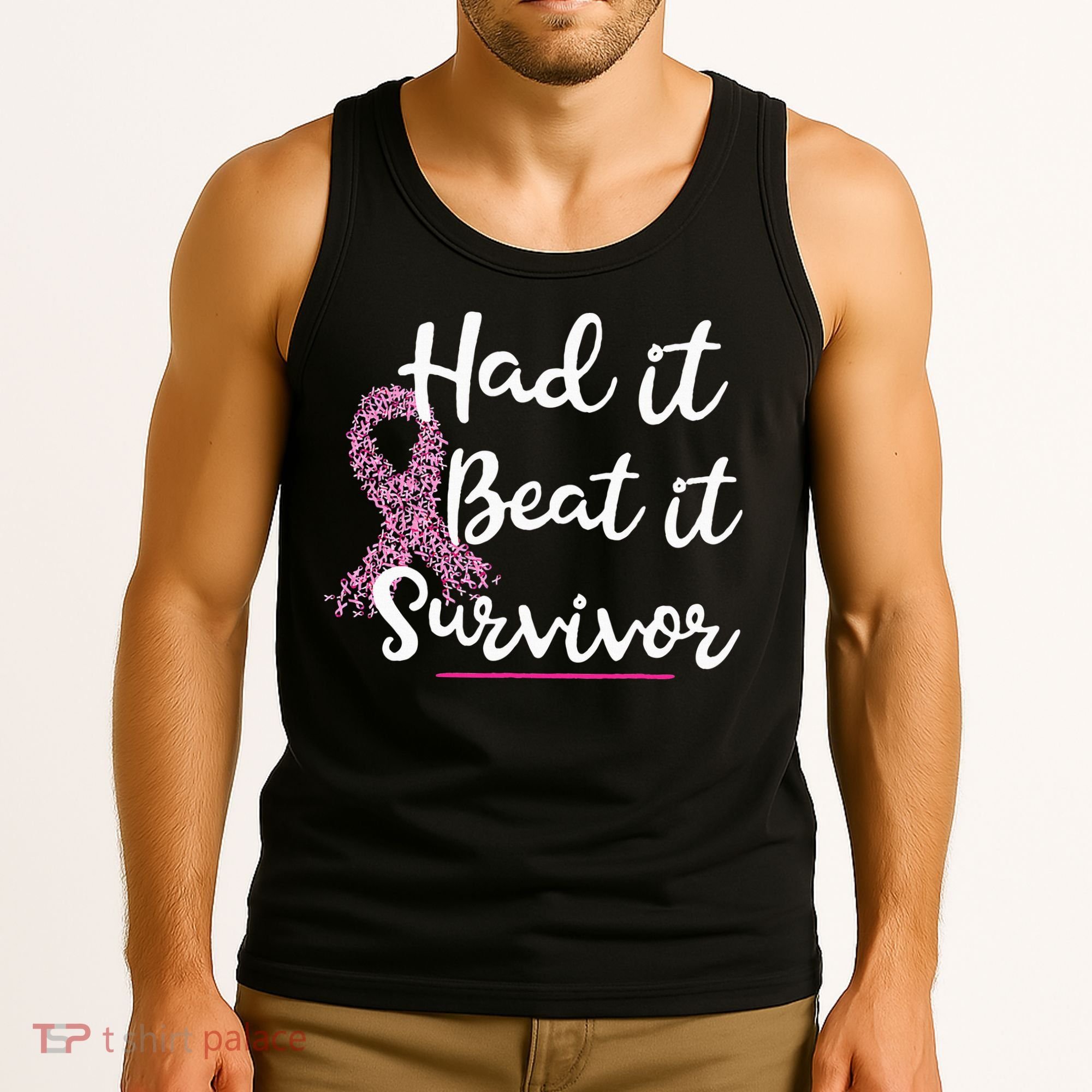 Breast Cancer I Had It I Beat It Survivor Pink Ribbon Gift Tank Top
