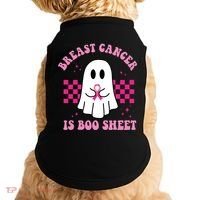 Breast Cancer Is Boo Sheet October Awareness Doggie Tank thumb 0