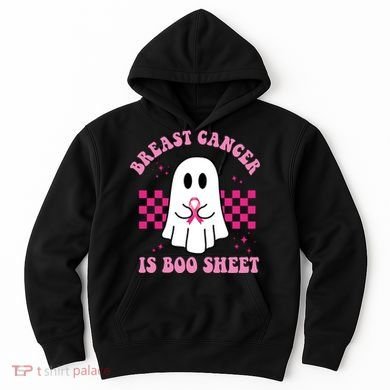 Breast Cancer Is Boo Sheet October Awareness Hoodie