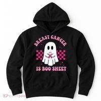 Breast Cancer Is Boo Sheet October Awareness Hoodie thumb 0