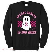Breast Cancer Is Boo Sheet October Awareness Sweatshirt thumb 0