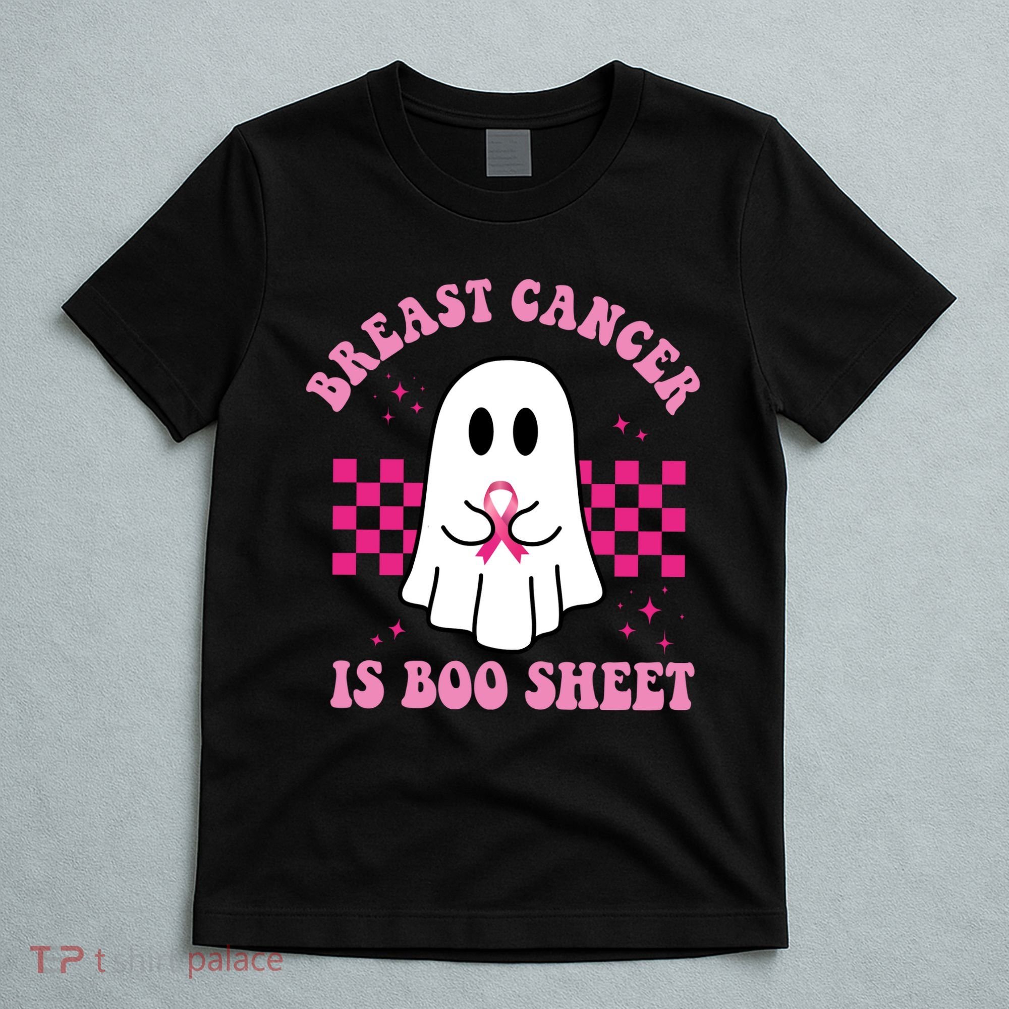 Breast Cancer Is Boo Sheet October Awareness T-Shirt