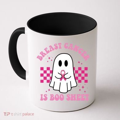 Breast Cancer Is Boo Sheet October Awareness Coffee Mug