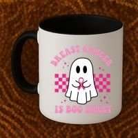 Breast Cancer Is Boo Sheet October Awareness Coffee Mug thumb 2