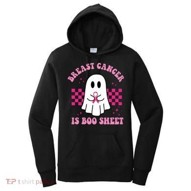 Breast Cancer Is Boo Sheet October Awareness Women's Hoodie