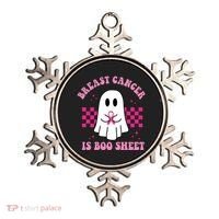 Breast Cancer Is Boo Sheet October Awareness Ornament thumb 0
