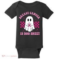 Breast Cancer Is Boo Sheet October Awareness Baby Bodysuit thumb 0