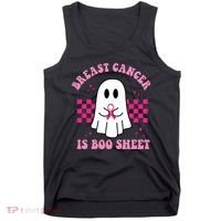 Breast Cancer Is Boo Sheet October Awareness Tank Top thumb 0