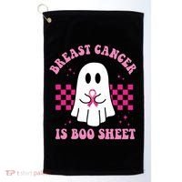 Breast Cancer Is Boo Sheet October Awareness Golf Towel thumb 0