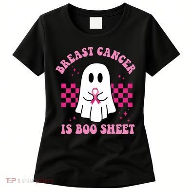 Breast Cancer Is Boo Sheet October Awareness Women's T-Shirt