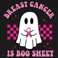 Breast Cancer Is Boo Sheet October Awareness Women's T-Shirt thumb 6