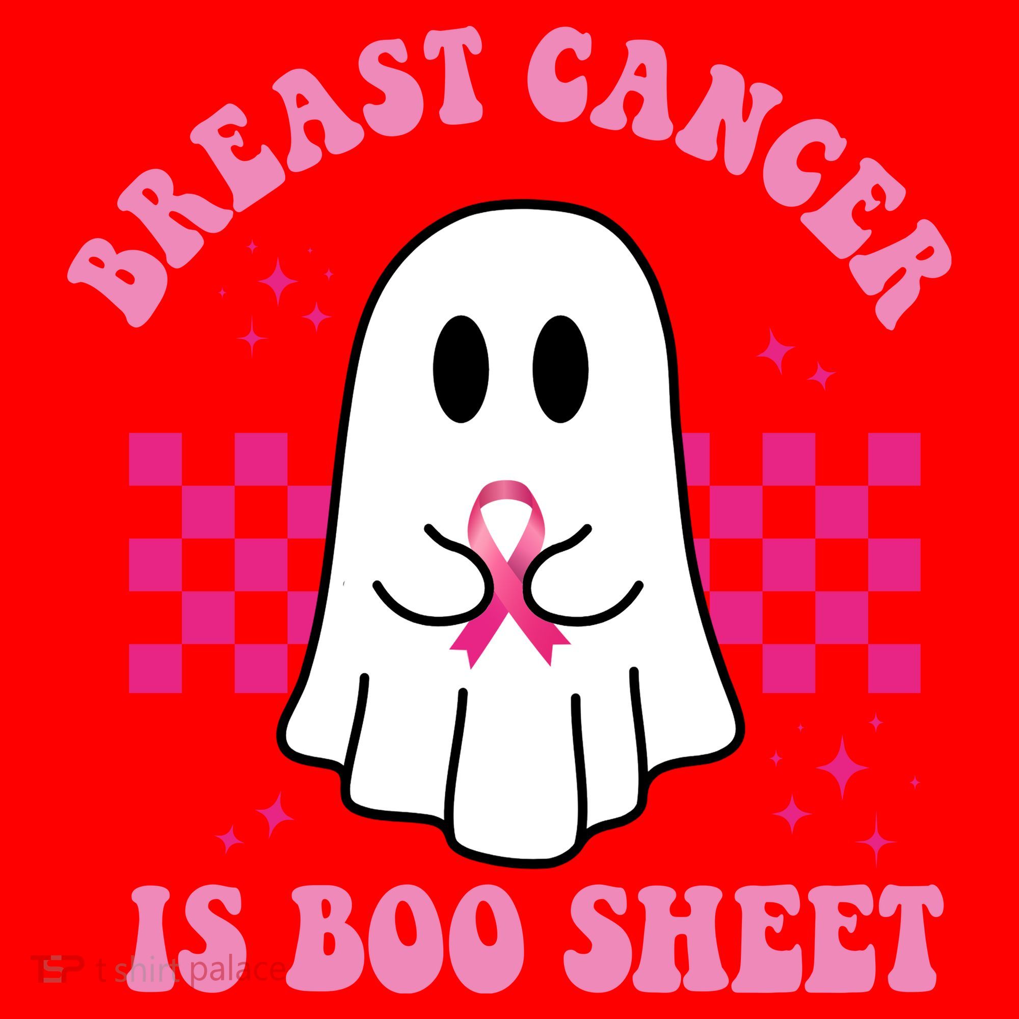 Breast Cancer Is Boo Sheet October Awareness Santa Hat