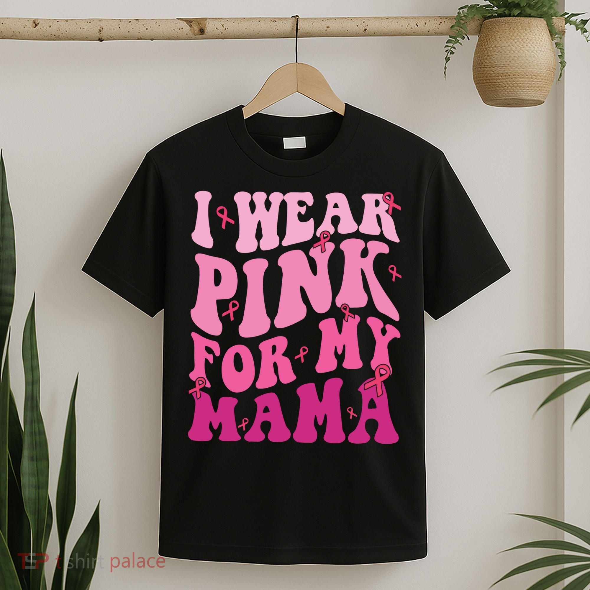Breast Cancer I Wear Pink For My Mama T-Shirt