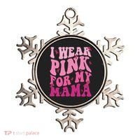Breast Cancer I Wear Pink For My Mama Ornament thumb 0