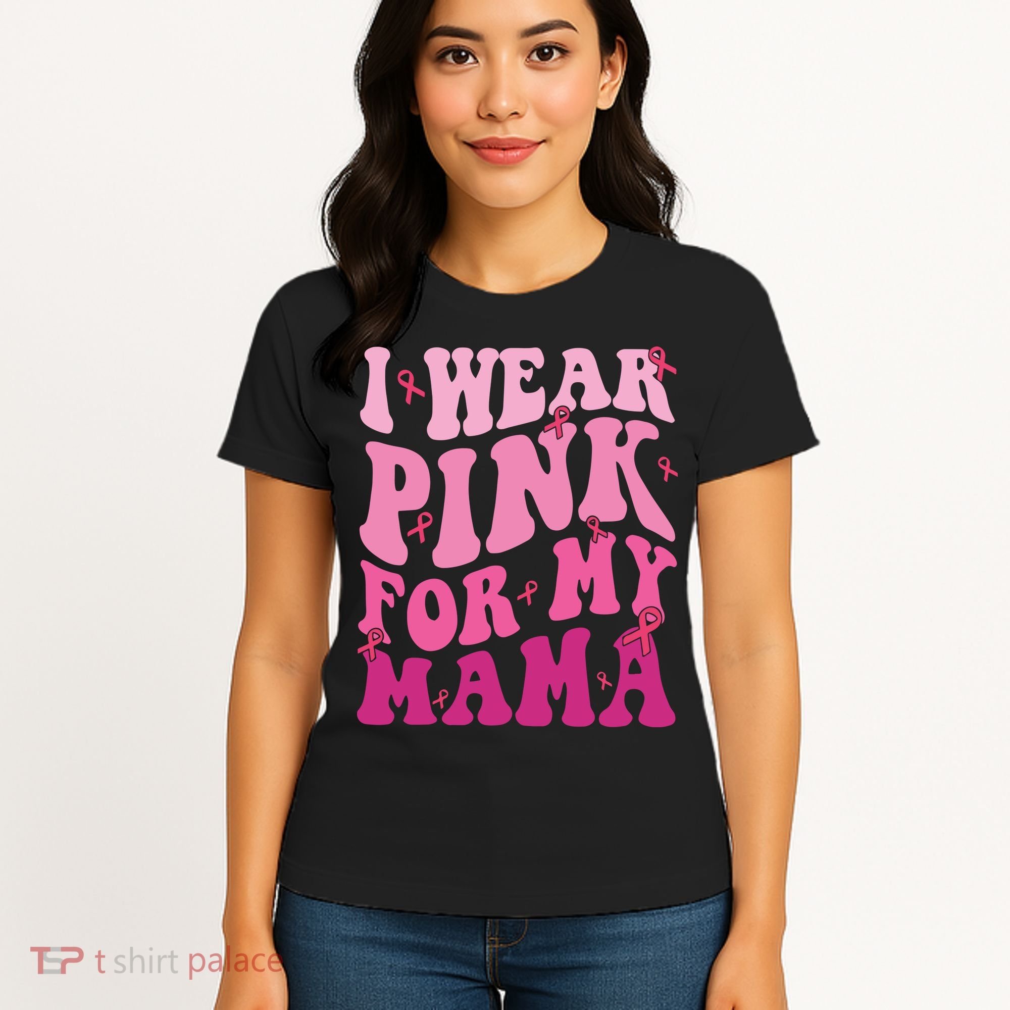 Breast Cancer I Wear Pink For My Mama Women's T-Shirt