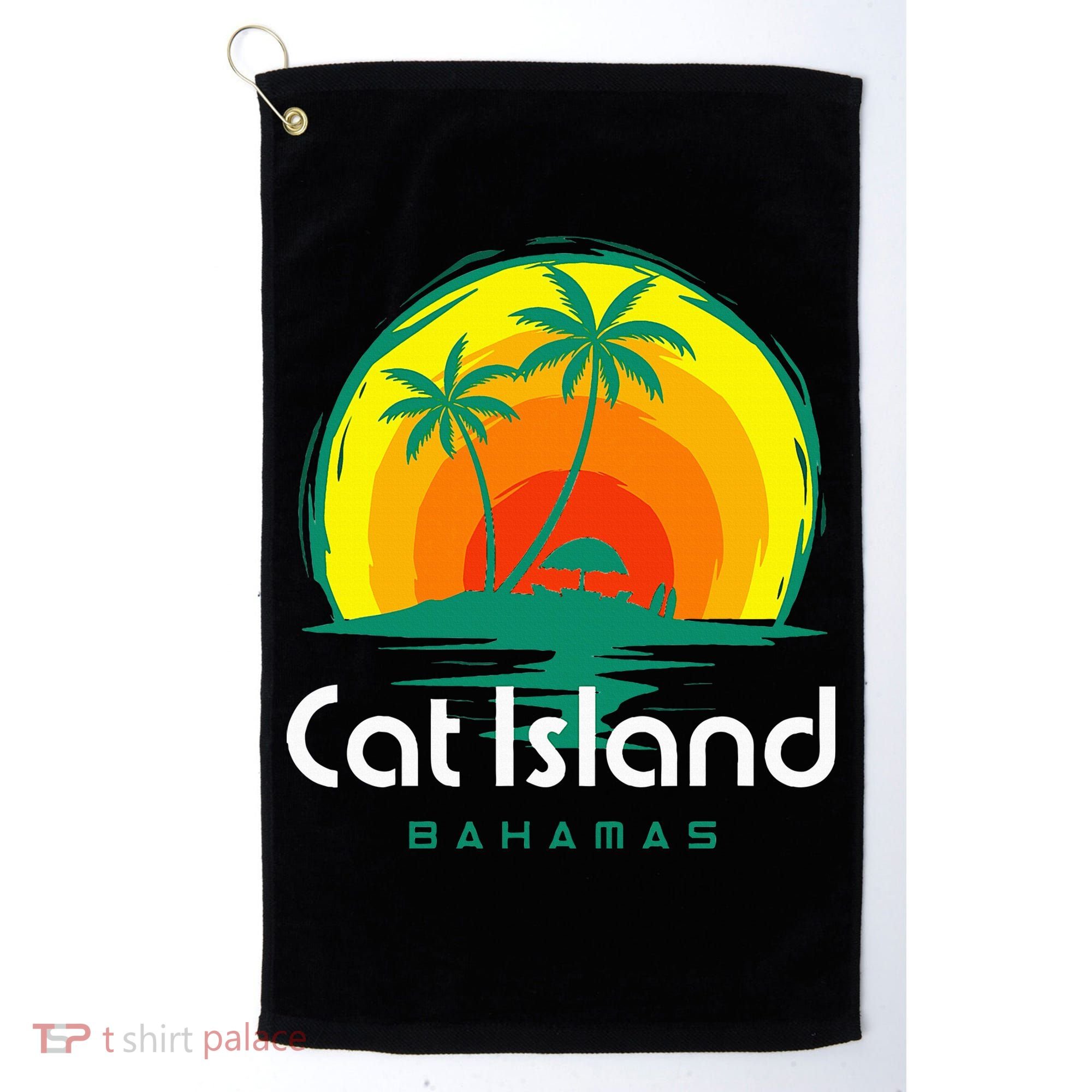 Bahamas Cat Island Golf Towel