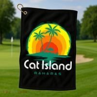 Bahamas Cat Island Golf Towel thumb 1