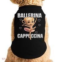 Ballerina Cappuccina - Italian Brainrot Meme Doggie Tank thumb 0