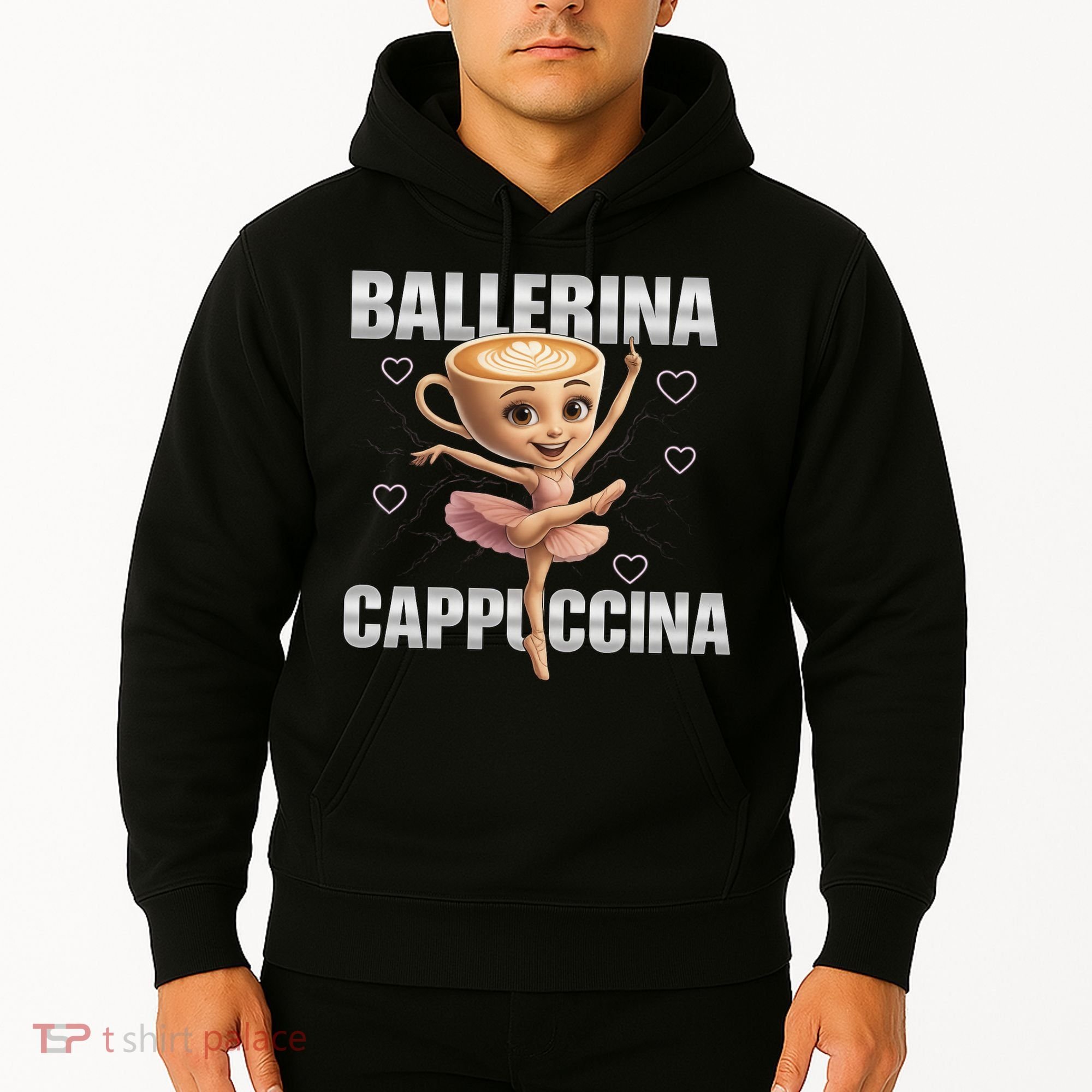 Ballerina Cappuccina - Italian Brainrot Meme Hoodie