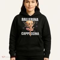 Ballerina Cappuccina - Italian Brainrot Meme Hoodie thumb 5
