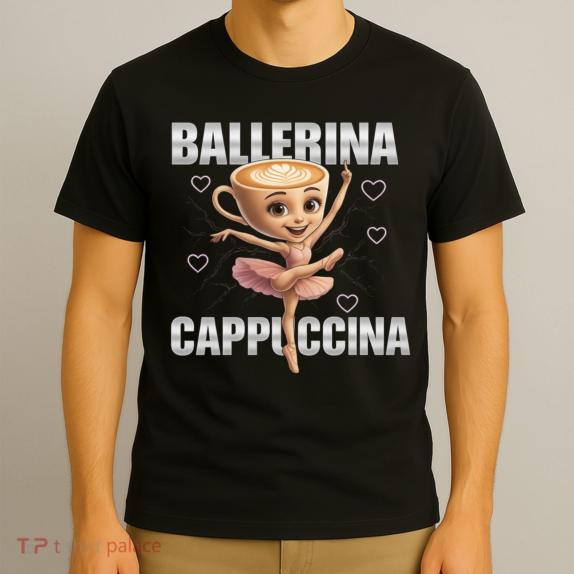 Ballerina Cappuccina - Italian Brainrot Meme T-Shirt