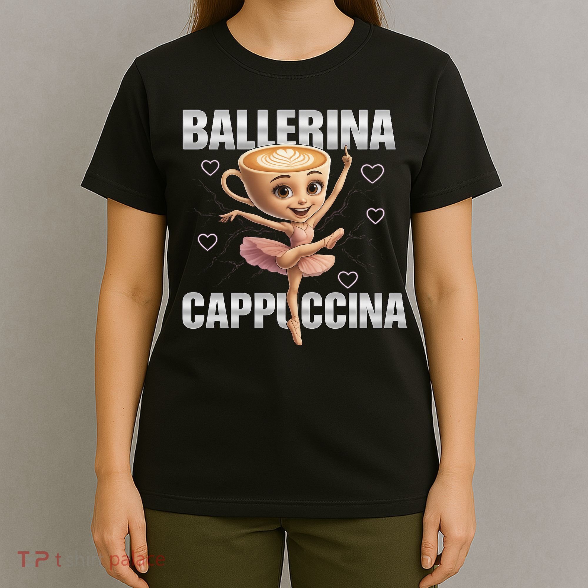 Ballerina Cappuccina - Italian Brainrot Meme T-Shirt