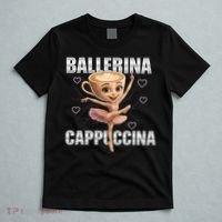 Ballerina Cappuccina - Italian Brainrot Meme T-Shirt thumb 5