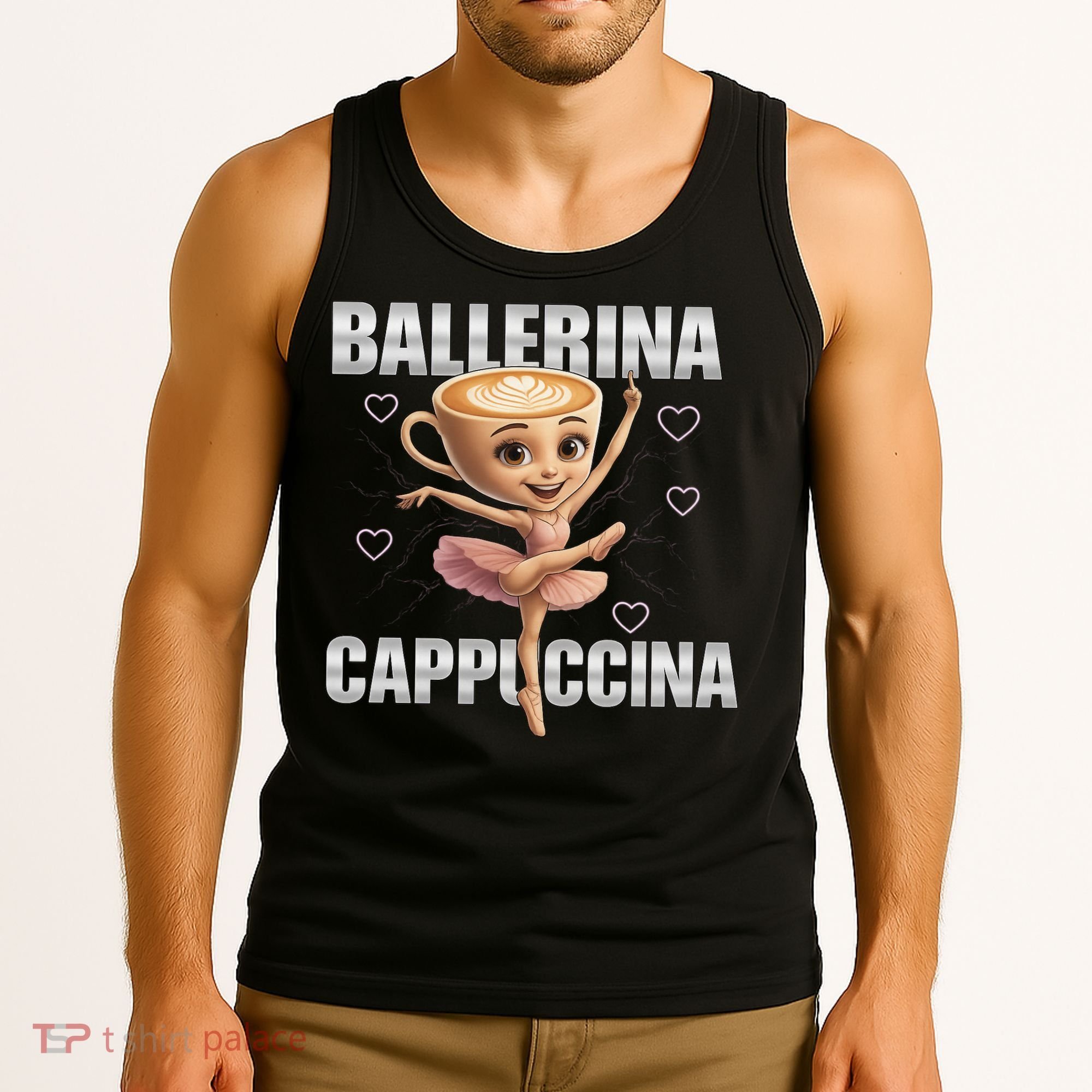 Ballerina Cappuccina - Italian Brainrot Meme Tank Top