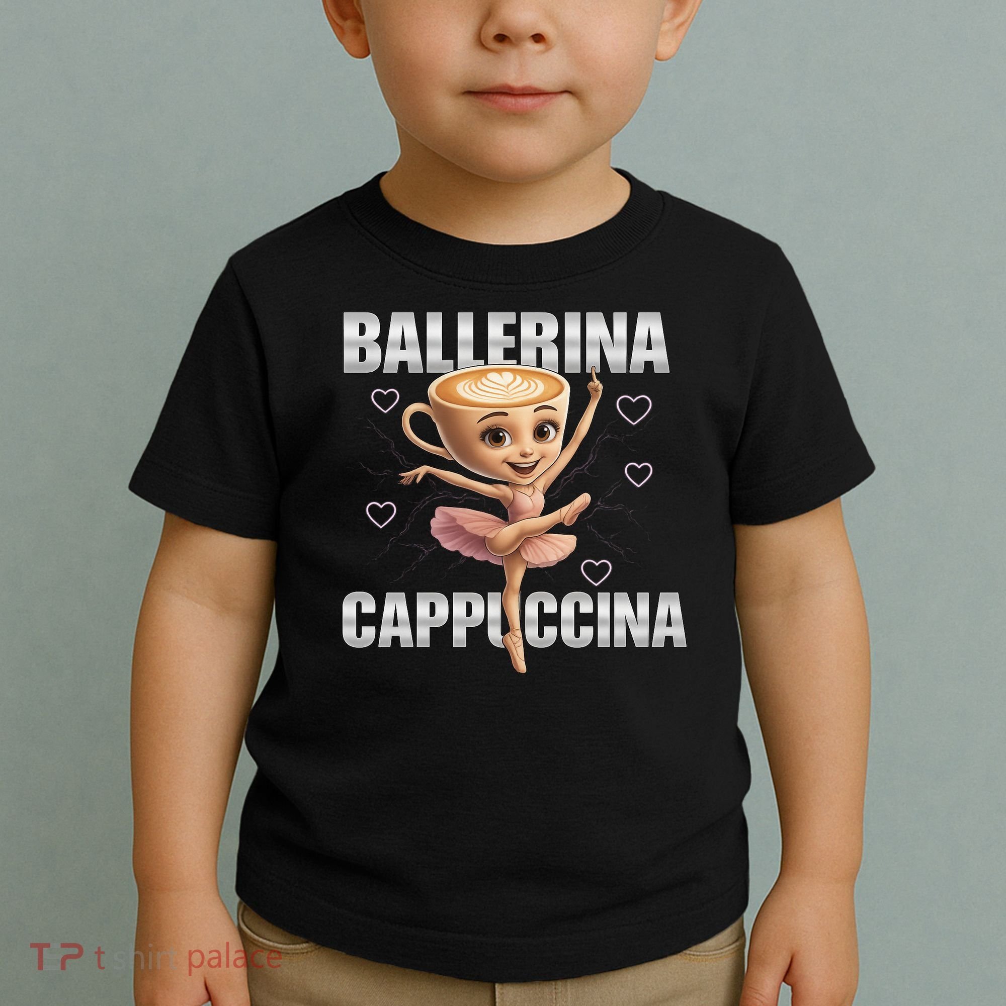 Ballerina Cappuccina - Italian Brainrot Meme Toddler T-Shirt