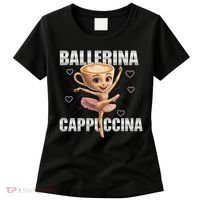 Ballerina Cappuccina - Italian Brainrot Meme Women's T-Shirt thumb 0