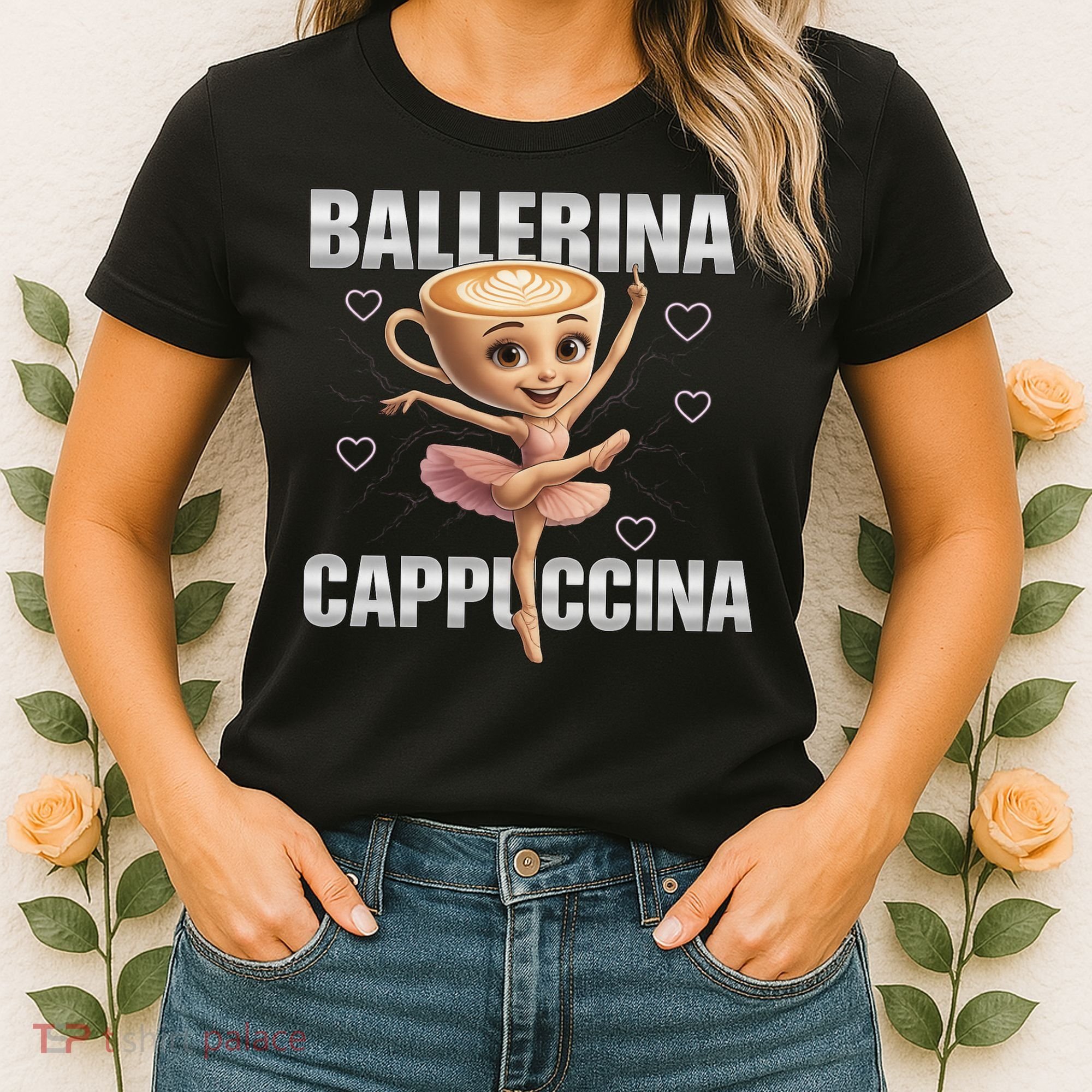 Ballerina Cappuccina - Italian Brainrot Meme Women's T-Shirt