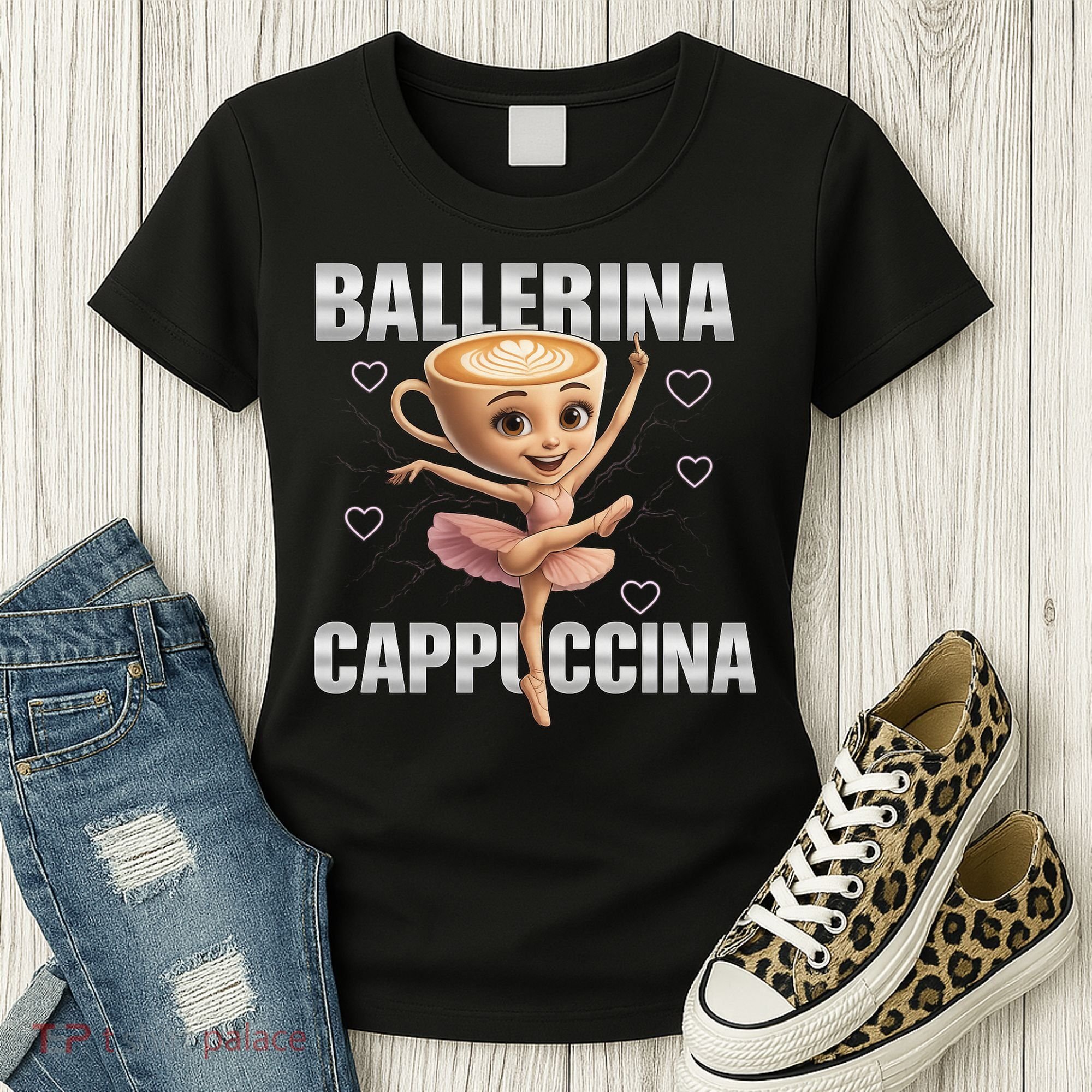 Ballerina Cappuccina - Italian Brainrot Meme Women's T-Shirt