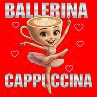 Ballerina Cappuccina - Italian Brainrot Meme Santa Hat thumb 1