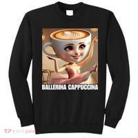 Ballerina Cappuccina - Italian Brainrot Meme  Sweatshirt thumb 0