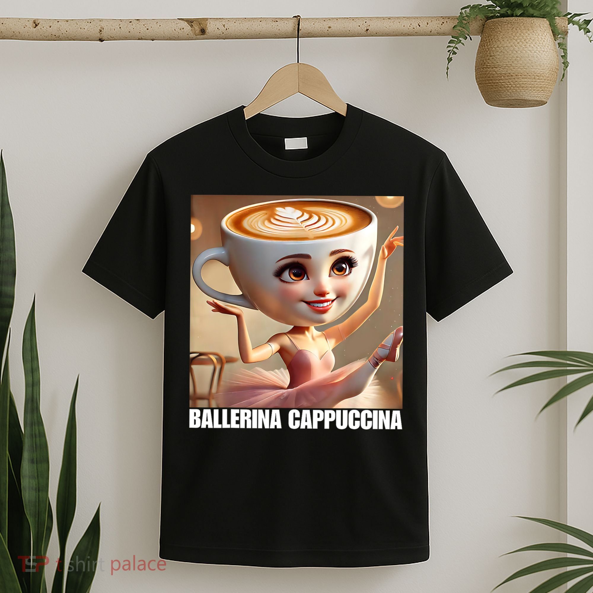 Ballerina Cappuccina - Italian Brainrot Meme  T-Shirt