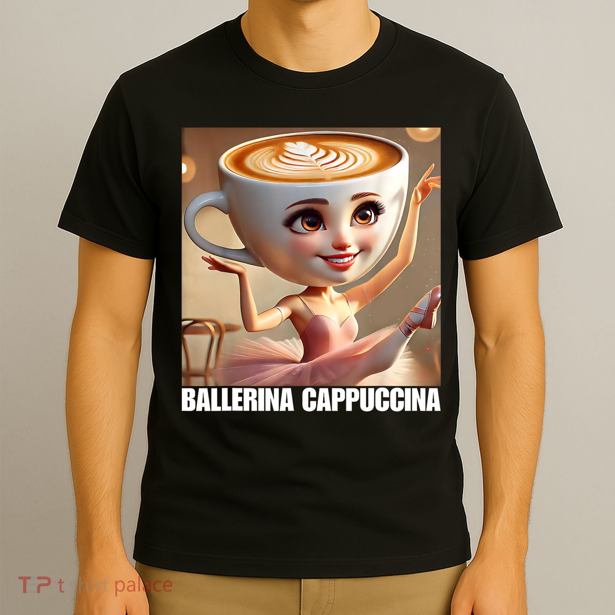 Ballerina Cappuccina - Italian Brainrot Meme  T-Shirt