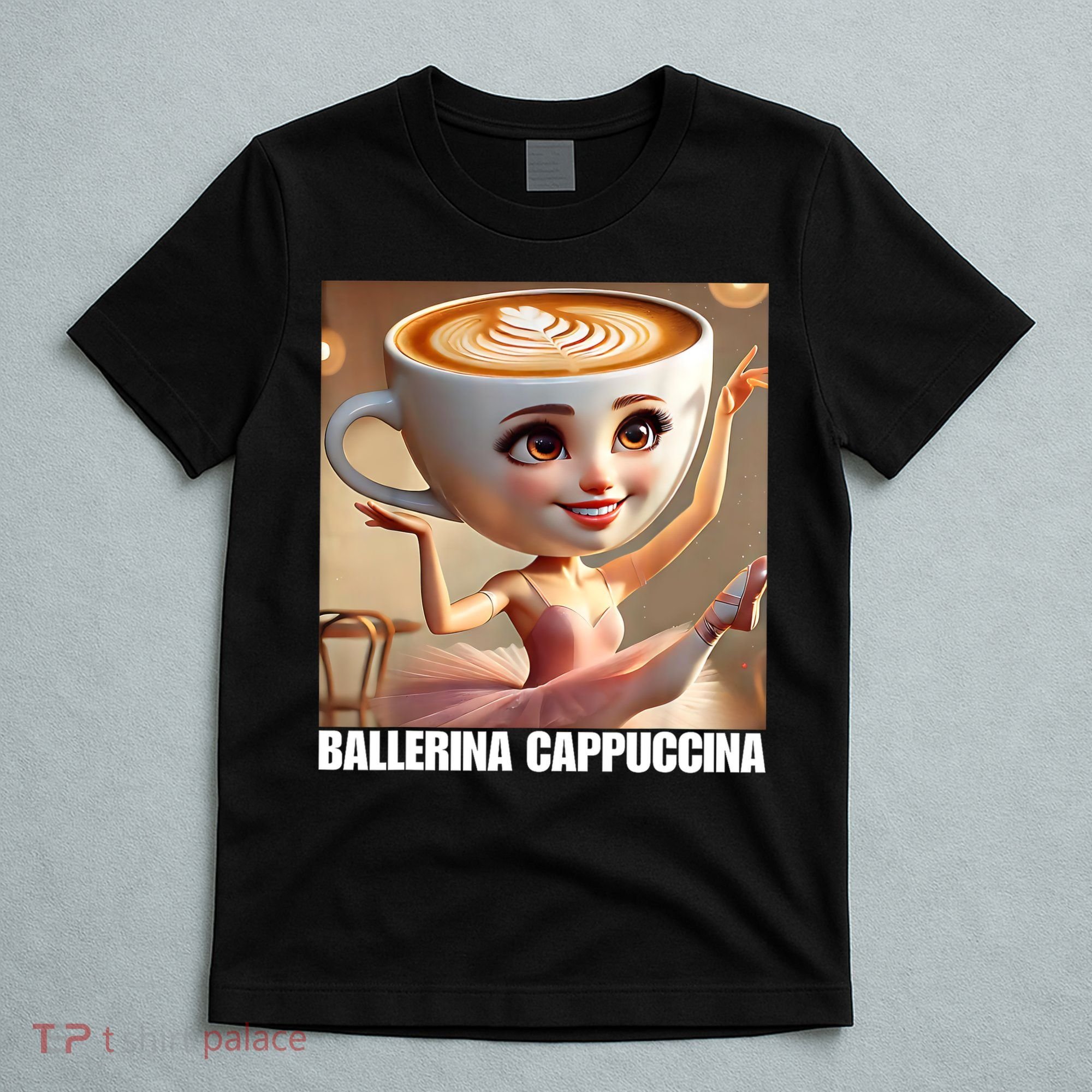 Ballerina Cappuccina - Italian Brainrot Meme  T-Shirt