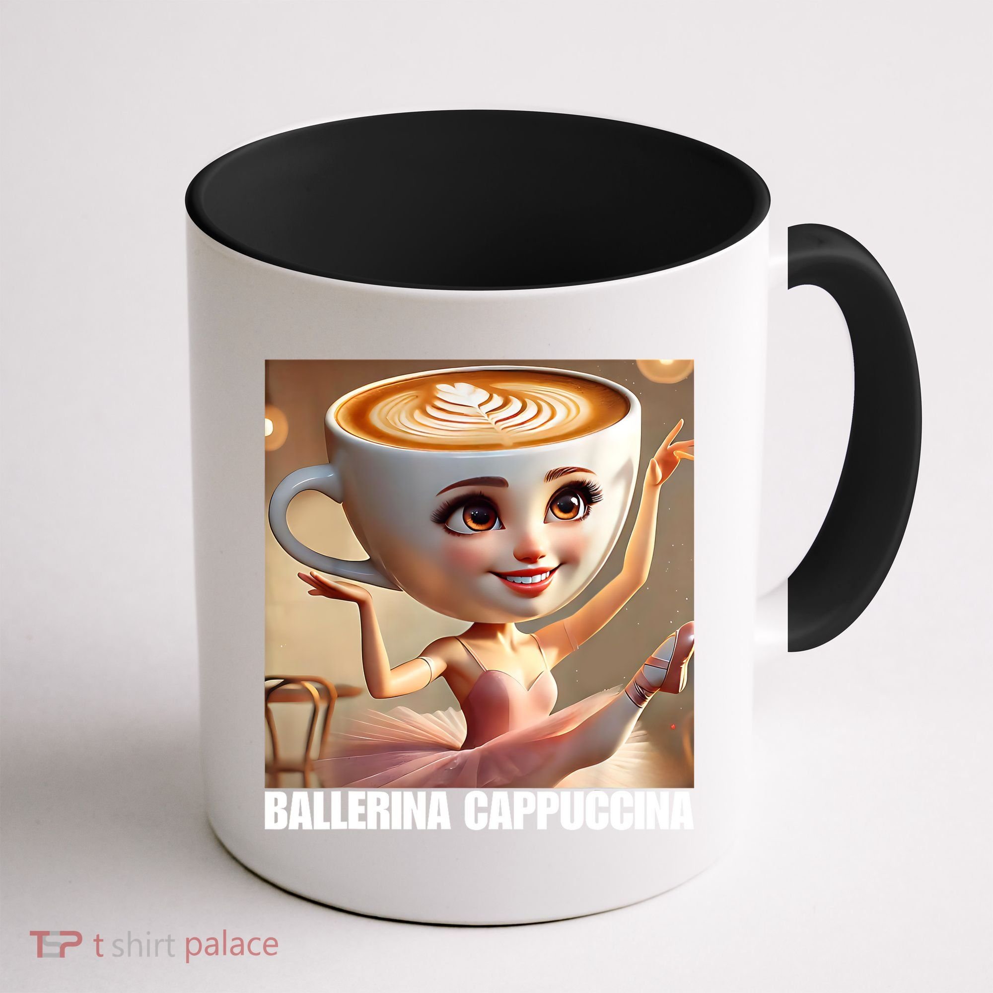 Ballerina Cappuccina - Italian Brainrot Meme  Coffee Mug