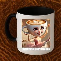 Ballerina Cappuccina - Italian Brainrot Meme  Coffee Mug thumb 2