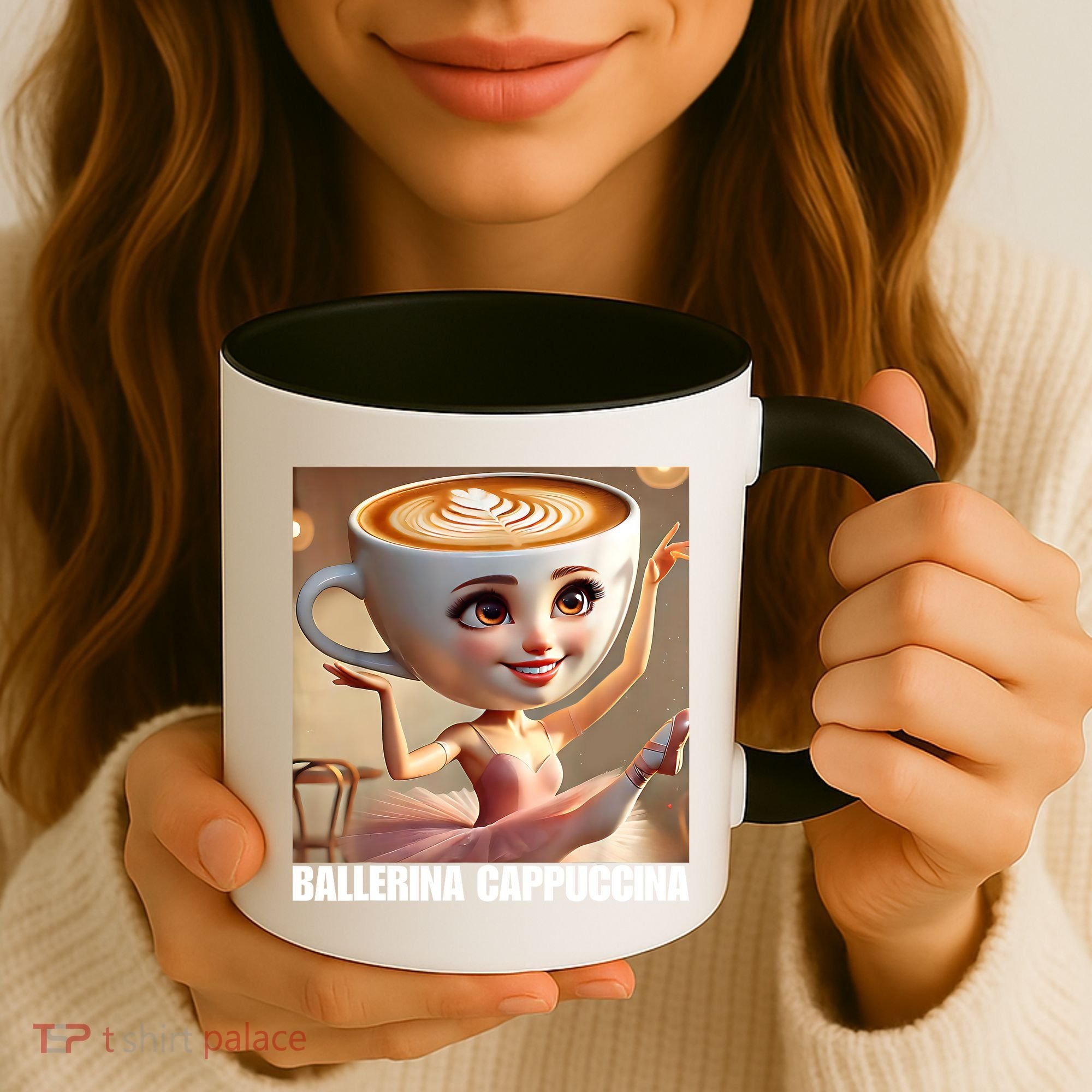 Ballerina Cappuccina - Italian Brainrot Meme  Coffee Mug