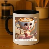 Ballerina Cappuccina - Italian Brainrot Meme  Coffee Mug thumb 4
