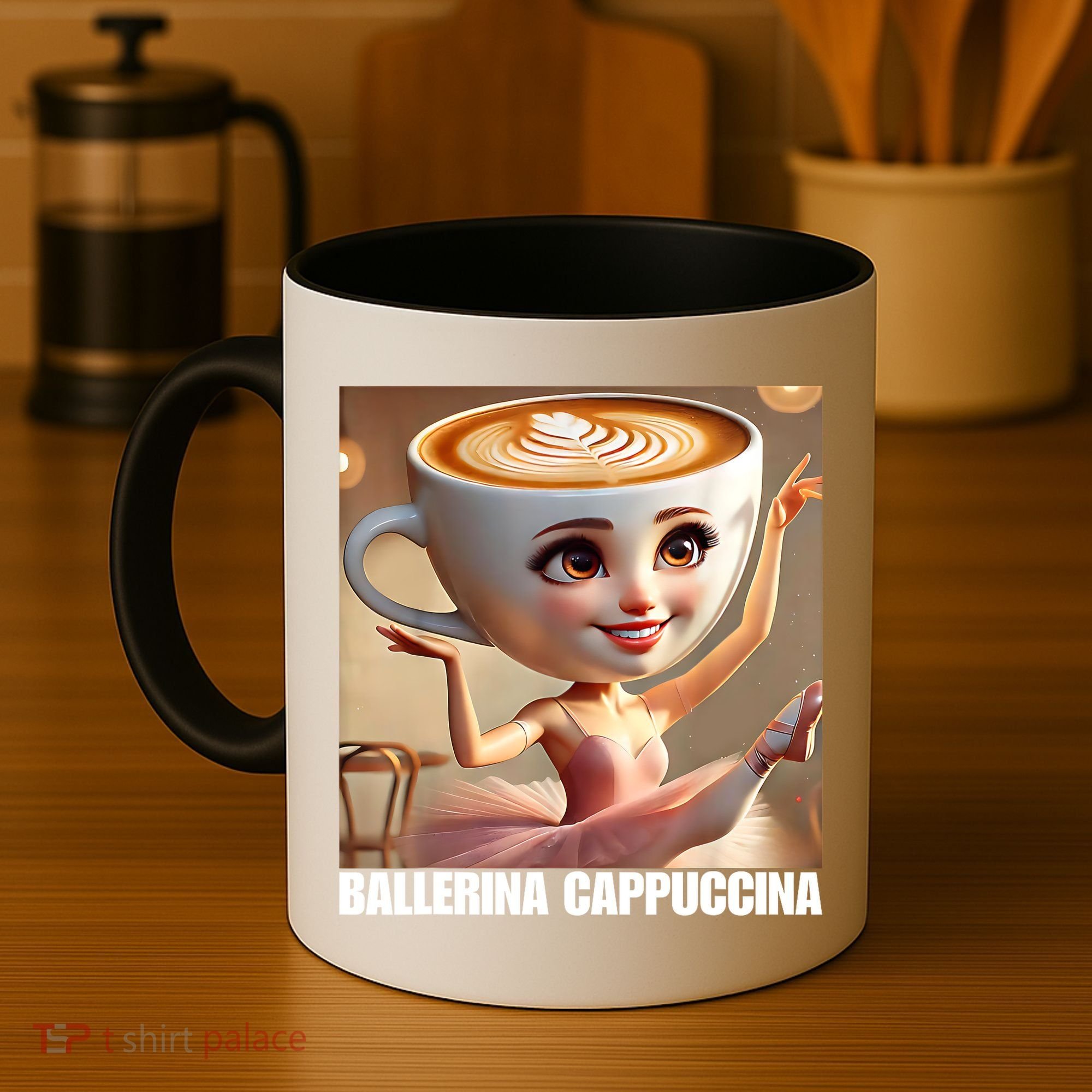 Ballerina Cappuccina - Italian Brainrot Meme  Coffee Mug