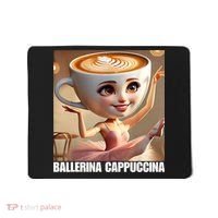 Ballerina Cappuccina - Italian Brainrot Meme  Mousepad thumb 0