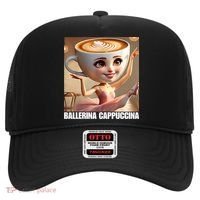 Ballerina Cappuccina - Italian Brainrot Meme  Hat thumb 0